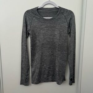 Lululemon Gray Swiftly Tech Long Sleeve Top